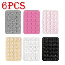 6pcs/5pcs/4pcs/3pcs Silicone Grip Phone Suction Cup Holder Set, Compatible With All Phones: Adhesive Phone Grip For Selfie And Video, Suitable For Shower And Wall Mount, Gift For Friends, Halloween Gift - Multicolor - View 88
