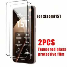 2pcs Screen Protector, Compatible With Xiaomi 17/17T/17T Pro, 15/15T/15T Pro, 14/14T/14T Pro, POCO C65/C75/C85/F7/F7 Pro/F7 Ultra/F8/F8 Pro/F8 Ultra/M7/M8/M8 Pro/X6/X6 Pro/X7 Pro Series, 3D Tempered Glass Phone Film 9H Hardness, High Definition Transparent Anti-Scratch Anti-Fall Touch Sensitive Precise Fit Easy Installation Durable Screen Protector - Clear - View 6