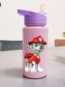 Paw Patrol 水壺，藍色、紫色、粉色與綠色，適合夏季與秋季。500ml/16oz 附吸管，大容量，便攜手持，適合戶外活動、通勤、生日禮物與萬聖節禮物（蓋子隨機）。 - 彩色 - 查看 7