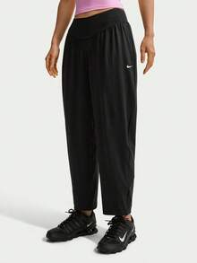 Nike Celana Panjang Rajut Wanita AS W NK ONE RELAXED DF PANT FE IU1416-010 - Hitam - View 1