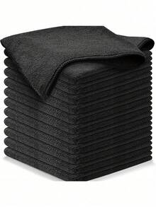 5/10 piezas Juego de toallas de cocina de microfibra gris claro, muy absorbentes, suaves y fáciles de limpiar, adecuadas para limpiar vidrio, superficies de cocción, ollas y sartenes, grifos, electrodomésticos, coches, cocina, baño, hogar - Multicolor - Ver 14