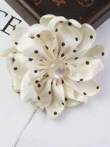 Ocean Heart Summer Refreshing Fabric Chrysanthemum Handmade Women's Brooch Corsage, Daily Accessory For Dresses - Roses - View 5