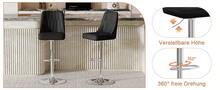 Black Dining Chairs In Metal, PU Leather For Kitchen And Dining Room - Black - View 10