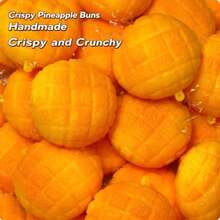 1pc-Realistic Crispy Pineapple Bun, Pure Handmade DIY Stress-Relief Handmade Ball, Vent Toy, Squishy - 彩色 - 查看 2