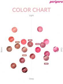 Peripera K-Beauty Ink Glasting 唇釉，純素，含植物萃取油，水感裸色唇釉，鏡面水光唇釉，玻璃感唇釉，豐唇效果，自然保濕，輕盈滋潤，提亮光澤，持久舒適，不黏膩 - # 20 PEONY HUG - 查看 9