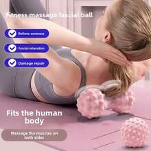 3pcs/Set Fascia Release Massage Ball Kit 3-In-1 Massage Ball Set Lacrosse Ball/Spiky Ball/Massage Roller Precise Trigger Point Targeting Relieve Foot & Leg Soreness Portable Massage Tool - Multicolor - View 6
