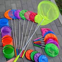 2-Piece Set: Telescopic Fishing Net And Foldable Fishing Bucket Combination. Beach Outdoor Fishing Equipment. Outdoor Telescopic Fishing Net + Foldable Fishing Bucket. Beach Fishing. Complete Set Of Equipment For Parent-Child Outdoor Beach Fishing - Green - View 3