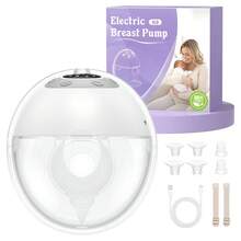 This Quiet, Hands-Free Electric Breast Pump Is Leak-Proof And Backflow-Proof. It Is Freestanding, Easy To Transport, And Offers 4 Modes And 12 Adjustable Suction Levels. - Light Grey - View 11