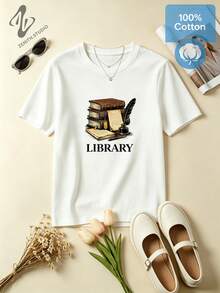 Women T-Shirts - 白色 - 查看 1