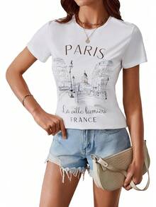 Women T-Shirts - 白色 - 查看 7