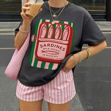 Women T-Shirts - Dark Grey - View 2