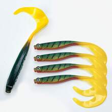 Fishing Soft Lures, Multi-Color Options, Multi-Piece Set, Lure Fishing Bait, Realistic Shape And Swimming Action, Slow Sinking, Suitable For Boat And Shore Fishing - Multicolor - View 12