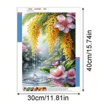 Kit de Pintura de Diamantes - Paisaje Natural, Granja de Animales, Tema de Pintura Famosa Creativa Imagen DIY 5D de Taladro Completo, Adecuado para Decoración del Hogar y Decoración de Pared, Opción Perfecta para Fiestas de Vacaciones y Diversas Ocasiones Festivas - Conjuntos - Ver 2