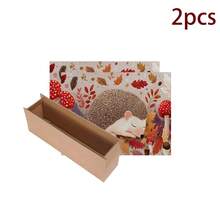 (Hot !!) 1pc Autumn Hedgehog Pattern, Tablet Stove Protector Mat, Rubber Non-Slip Heat-Resistant Stove Cover Pad, Suitable For Induction Cooktop, Glass Cooktop, Multi-Functional Anti-Scratch Mat, Best Choice For Oven, Washing Machine, Dryer, Kitchen Decoration - Multicolor - View 13