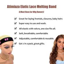 Elastic Band For Wig Edges Wrap Wig Band Lace Melting Band To Lay Edges Baby Hair Edge Adjustable Wig Melt Bands, Halloween - View 6