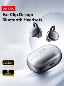 Lenovo EA419 Ear Clip Bluetooth Headphones, Lossless Sound Quality, Lightweight Open-Ear Design, Suitable For Sports, Music, Gaming - View 3