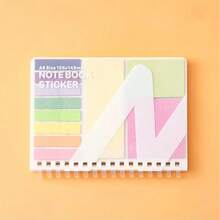 This Sticky Note & Notebook Combo Set Is Convenient To Use, With A Soft And Elegant Morandi Color Palette That's Perfect For Students. The Notebook Features A Self-Adhesive Design, Making It Stylish And Practical For Use As A Student Message Board Or Office Sticky Notes. - one-size - View 13