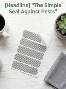 Self-Adhesive Screen Repair Patch, Suitable For Windows And Screen Doors - Quickly Repair Holes And Tears, Screen Repair Supplies | Transparent Mesh Patch Repair - A - View 9