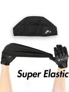 Musion 1/3pcs Soft Skull Cap, Breathable Mesh Sweat-Absorbing Helmet Liner, Quick-Dry Lightweight Knit Helmet Inner Cap, Suitable For Cycling, Motorcycle, Running, Sports - Multicolor - View 2