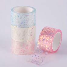 1/4 Roll Glowing Nano Tape, Fluorescent Glow-In-The-Dark Nano Tape, Suitable For DIY Crafts, Glow-In-The-Dark Stickers, Glow-In-The-Dark Paint And Glow-In-The-Dark Decals, Ideal For Night Decoration, Glowing Crafts And Glowing Design - Multicolor - View 7