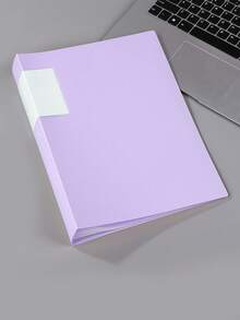 Essentiel de rentrée scolaire Dossier de poche transparent A4, sac de rangement pour copies d'examen d'étudiant, classeur de matériel d'apprentissage, organisateur de partitions et de chansons, dossier de collection de certificats, fichier de documents de bureau, classeur à feuilles mobiles - Pièce unique - Voir 14