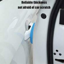 4pcs Car Door Protection Strips Anti-Scratch Bumper Stickers, Suitable For Sedans, SUVs And Trucks, Ideal For Daily Driving, Parking And Travel, Practical Vehicle Protection Accessories, Perfect For Car Decoration And Daily Use. - A - View 4