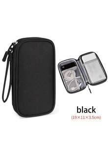 3/1pc Digital Accessory Organizer Pouch/Case; Multifunctional Travel Storage Box Suitable For Phone Cases, Coin Purses, Jewelry, And More; Lightweight And Portable-Ideal For Travel, Graduation Season, And The Back-To-School Season. - Multicolor - View 16