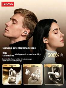 Lenovo EA419 Ear Clip Bluetooth Headphones, Lossless Sound Quality, Lightweight Open-Ear Design, Suitable For Sports, Music, Gaming - View 8