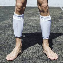 Double Layer Breathable Elastic Football Shin Guard Socks With Mesh Reinforced Pocket - Multicolor - View 5