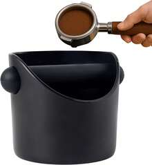 Sancagy Espresso Knock Box, Premium Coffee Knock Box With Removable Knock Bar, Non-Slip Base, 46 Inch Black - White - View 1