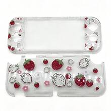 Switch Lite / NS Lite 主機透明水晶保護殼，貓爪與櫻花圖案，全包覆防摔防刮耐磨，輕巧便攜遊戲主機保護配件 - 查看 15