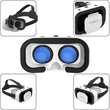 1pc VR Virtual Reality Headset, Smartphone Compatible Lens Helmet, High Definition Viewing, No Battery Required - View 4