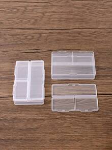 Multi-Compartment Double-Sided Pill Storage Box, Portable Mini Pill Box, Transparent PP Plastic Divided Storage Box, Multi-Function Storage Box Suitable For Jewelry, Beads, Stationery, Hardware Fasteners, Fishing Tackle Accessories, Small Parts Organizer, Suitable For Travel, Home, Office Use - Multicolor - View 7