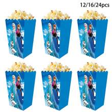 12/16/24pcs Princess Out Popcorn Box,Princess Theme Candy Boxes, Snacks Boxs,Gifts Treats Boxs,Princess Birthday Party Supplies,Princess Candy Boxes - Cartoon - View 1
