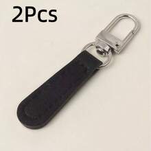 1pc/2pcs/4pcs Detachable Leather Zipper Pulls With Replaceable Metal Strap, Suitable For Bags, Clothing And Various Zippers - Multicolor - View 13