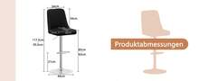 Black Dining Chairs In Metal, PU Leather For Kitchen And Dining Room - Black - View 8
