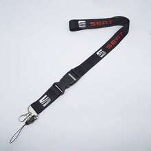 Fashion Neck Strap Lanyard Key Cell Phone Work ID Card Hanging Rope Nylon For Seat Leon Mk3 Mk2 Mk1 Ibiza 6j Accessories - A - View 1