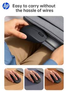 HP S1000 Plus Cute Silent Wireless Mouse, 2.4GHz Portable USB Mouse, Plug And Play, Suitable For Computer Laptop, Perfect Holiday Gift. - View 9