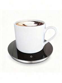 Portable Electric Cup Warmer Heating Pad, Touch Control With 3 Adjustable Temperature Levels, 8 Hours Auto Power Off Function, Beverage Heater For Coffee, Tea & Milk, Desktop Heating Mat Ideal For Home & Office Use - View 4