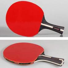 1 Set Table Tennis Racket Set (Includes Table Tennis Balls), 4 Long Handle Rackets, Training And Leisure Racket Combination, Suitable For Indoor Or Outdoor Table Tennis Rackets And Accessories - Multicolor - View 12