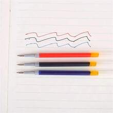 23/33pcs Retractable Ballpoint Pens, Large Capacity 0.5mm Black/Red/Blue, Replaceable Refills, Student Stationery - A - View 4
