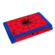 1pc Tri-Fold Neck Wallet, Cool Spider Web Pattern, Anti-Loss Lanyard, Multi-Card Slots & ID Window, Daily Casual Outdoor Beach Bag - Multicolor - View 7