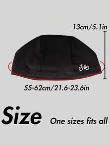 Musion 1/3pcs Bicycle Logo Print Cycling Skull Cap, Breathable Sweat-Absorbing Helmet Liner, Quick-Dry Lightweight Knit Cap For Cycling Sports - Multicolor - View 3