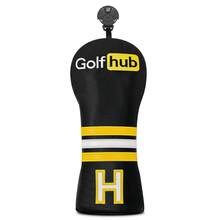 1PC Golf Headcovers - Black Golf Wood Headcover For Driver, Fairway Wood & Hybrid Clubs, Soft Inner Lining, Golfhub Letter & Stripes Embroidery, Universal Fit For Most Clubs - Multicolor - View 9