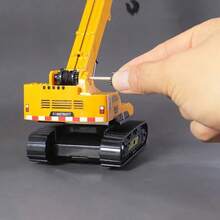 Construction Vehicle, Toy Crane, - Mustard Yellow - View 6