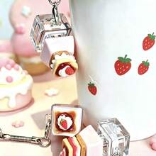 Keyzonic Creative Stress Relief Gadget Strawberry Cake Sticker Multi-Button Keyboard Toy Small Gift - Multicolor - View 2