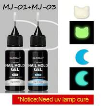 10G/3D Gel para Unhas - Gel de Modelagem de Arte de Unhas, Adequado para Design de Unhas DIY Arte de Unhas para Outono Inverno Verão Primavera, Usado para Pintura, Moldagem, Escultura e Decoração de Unhas de Halloween - Multicolorido - Visão 20
