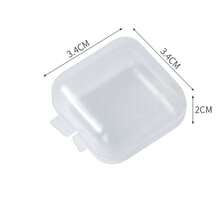 1pc Portable Girls Jewelry Box, Multi-Layer Transparent Storage Box, Commemorative Gift Box, Can Store Earrings, Rings, Accessories, Desktop Storage Items, Suitable As Back To School Gift For Girls, Home, School, Office, Student Places, - Multicolor - View 6