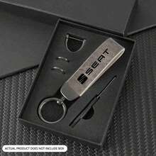 Metal Vintage Leather Car Styling Keychain Key Ring For Seat Leon 5F Mk3 Ibiza 6J Tarraco Arona Ateca Auto Accessories - A - View 6
