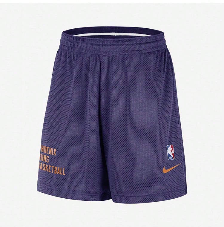 Nike Phoenix Suns Men's Lightweight Mesh Loose Casual Sports Shorts FB3748-566 - 紫色 - 查看 1